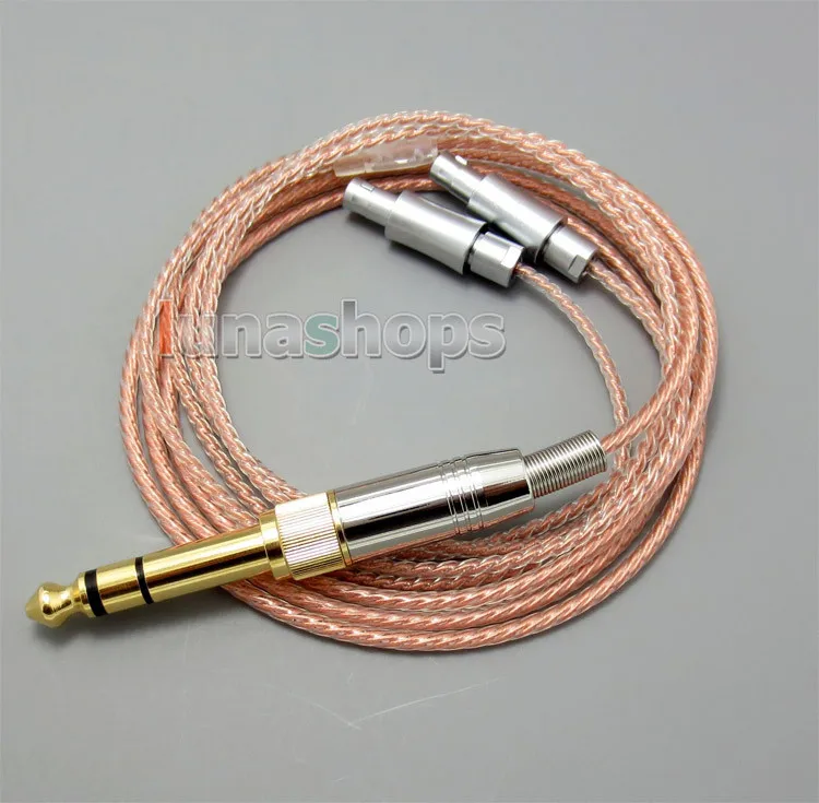 6 5 мм 3 Чистый 99.777% 8n OCC кабель для наушников Sennheiser HD800 D1000 HD802 HD802s наушники LN004078 |