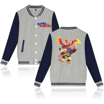 

2019 ACT Banjo Kazooie:Nuts and Bolts Game New 2D Print Casual Baseball sweatshirt Hot Sale Baseball Jacket Men/Women Clothes