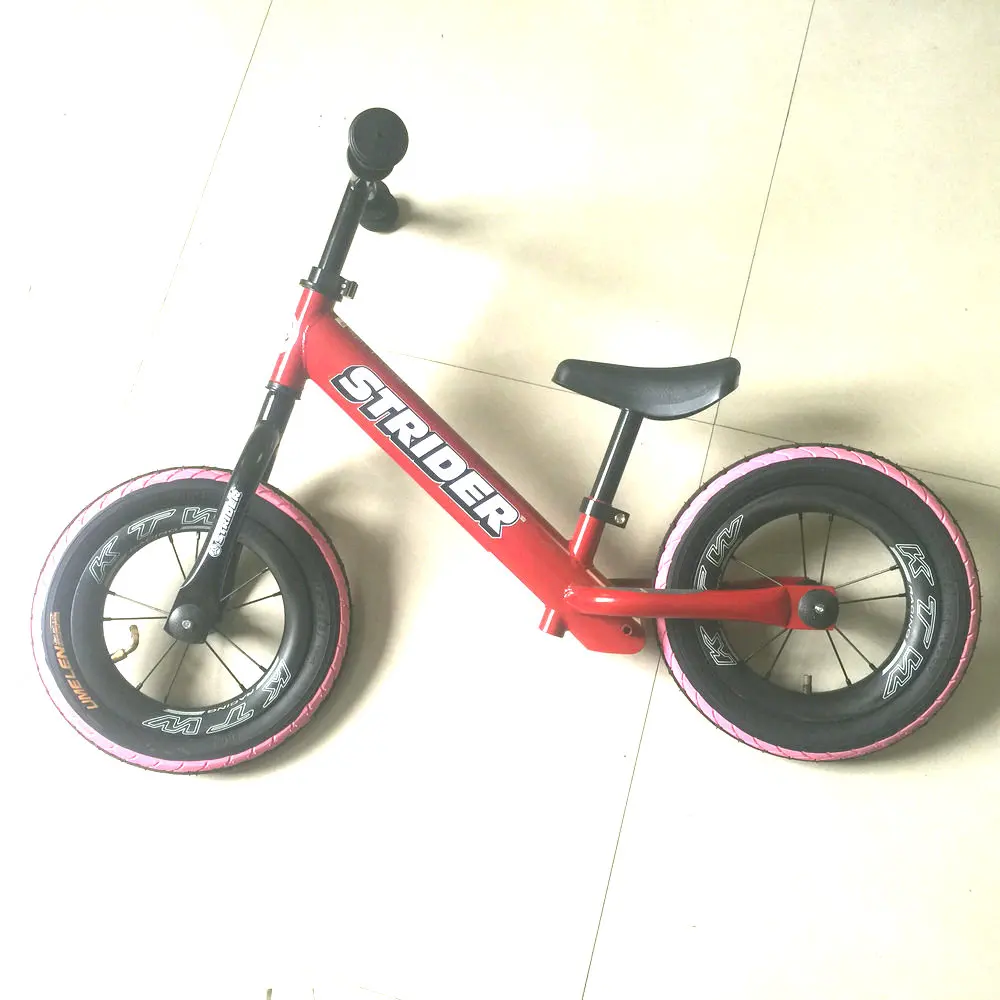 Wholeset lightweight balance Bike Carbon wheel 12 inch red blue kid bicycle High Quality ktw ceramic bearing hub