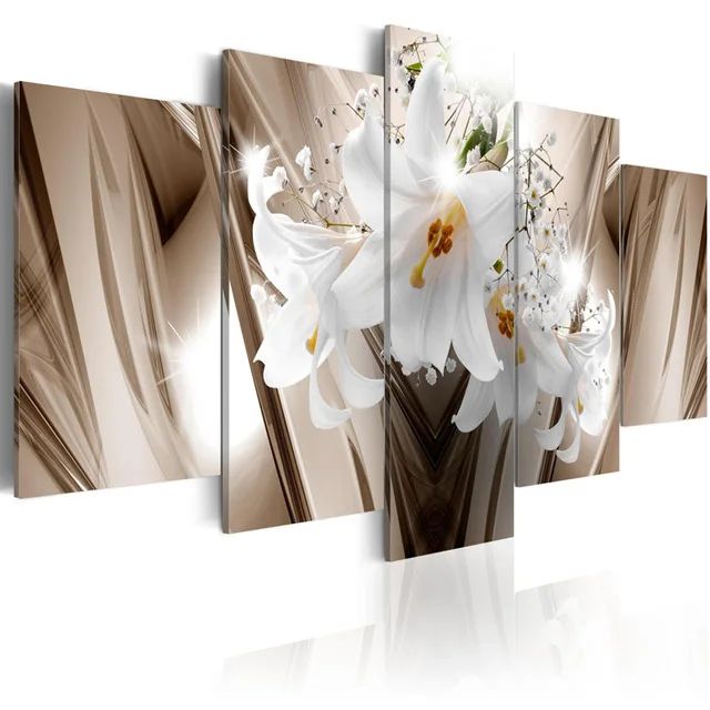 5-Pieces-Canvas-Wall-Art-Fresh-white-lily-flower-abstract-exquisite-backgroundHome-Decoratives-Paintings-Framed-PJMT.jpg_640x640