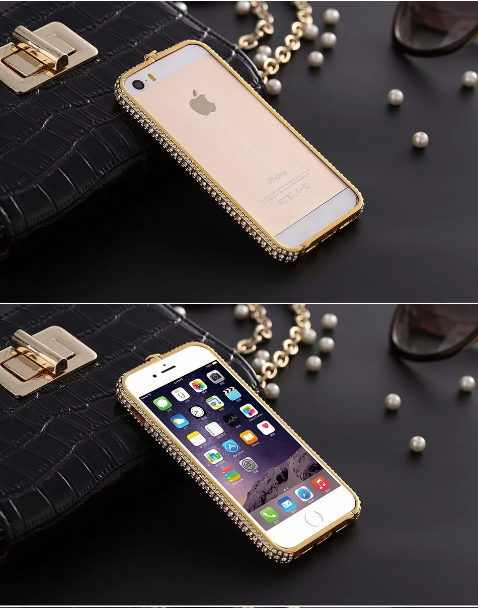 Bling Diamond Frame Bumber For Iphone 5 5S SE 1 (8)