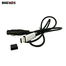 Free Shipping USB to DMX Interface Adapter LED DMX512 Computer PC Stage Lighting Controller Dimmer for DJ KTV Party.