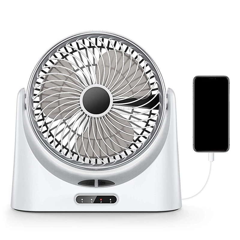Usb Настольный вентилятор маленький Персональный циркуляционный вентилятор портативный Электрический Настольный вентилятор перезаряжаемый вентилятор для путешествий для кемпинга офиса