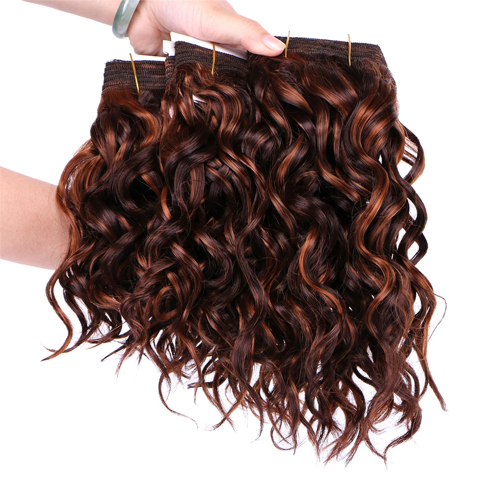 8 22 Inch Big Curly Hair Bundles 100 Gram One Piece Synthetic Hair