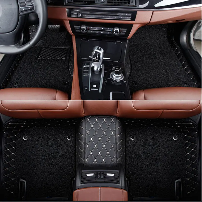 

Car floor mats for Kia Sorento Sportage Optima K5 Forte Cerato K3 KX3 KX5 KX7 KX CROSS Cadenza waterproof leather carpet liners