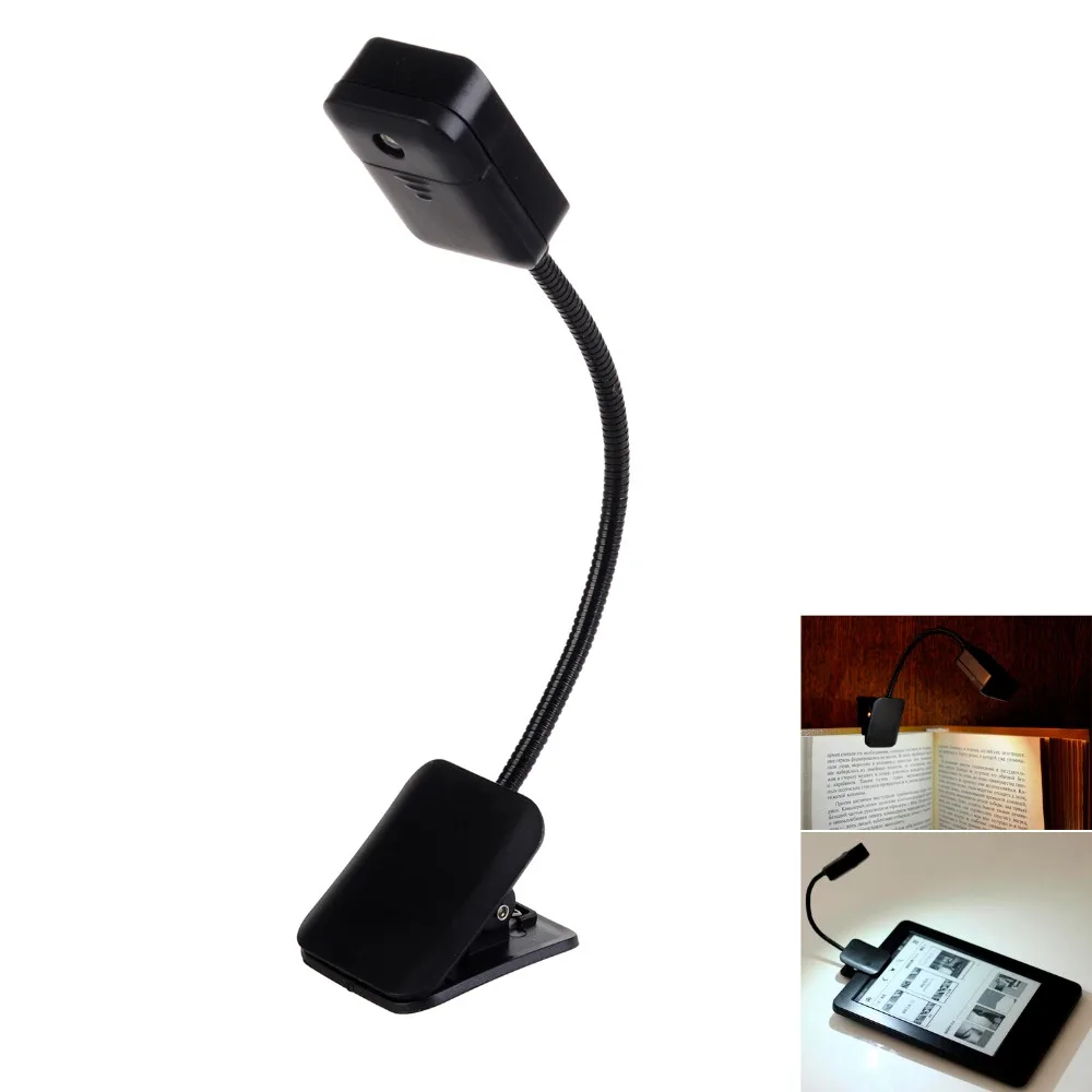 Mini libro Reader Flexible Book Clip del Led Ebook del luz 2E9YDIWH