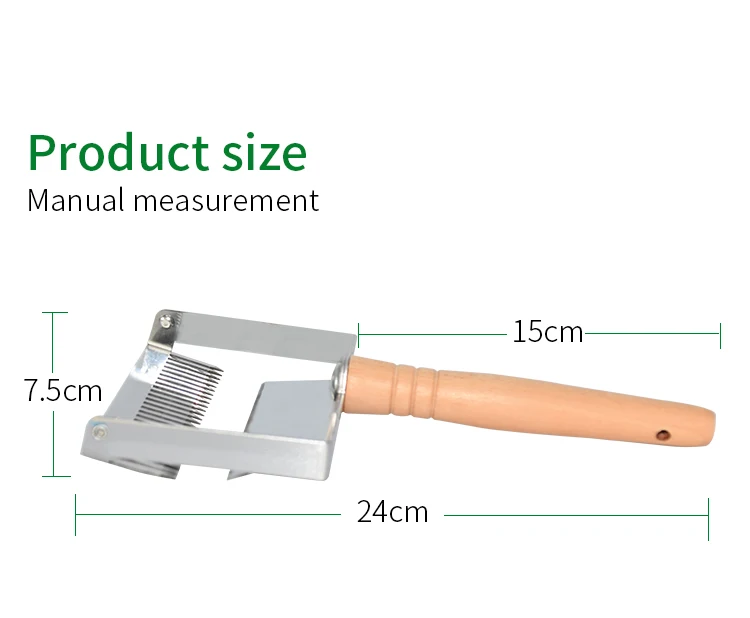 Фирменный горячий продукт размер М садовый стиль инструмент для пчеловодства разматывающиеся вилки Подходит для меда и меда Гребень скребок деревянная ручка инструмент