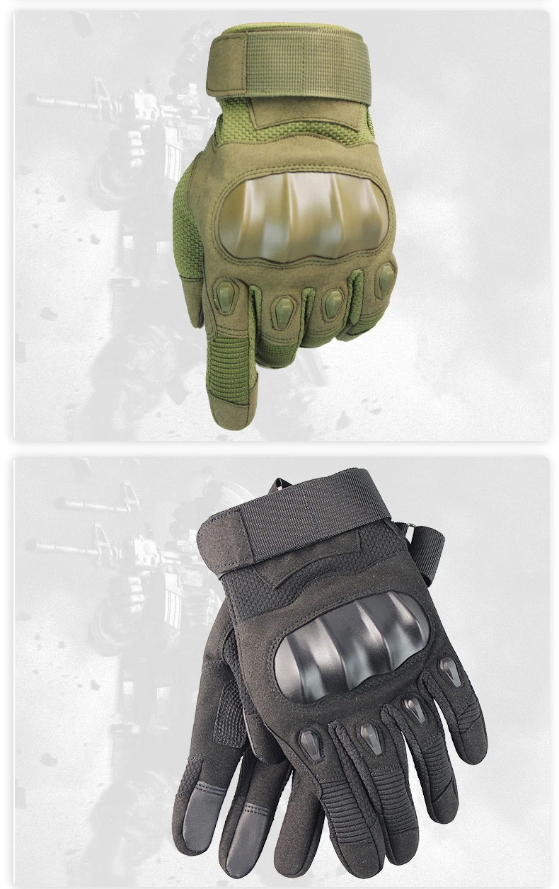 Тактические перчатки для сенсорного экрана армейские военные боевые страйкбольные жесткие перчатки на полпальца/полный палец перчатки для пейнтбола