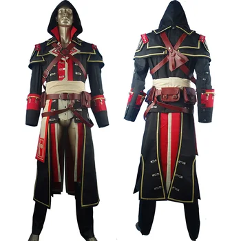 

Unisex AC Rogue Shay Patrick Cormac Costume Hoodie Outfit Halloween Comic-con Cosplay Carnival Comic-con Anime