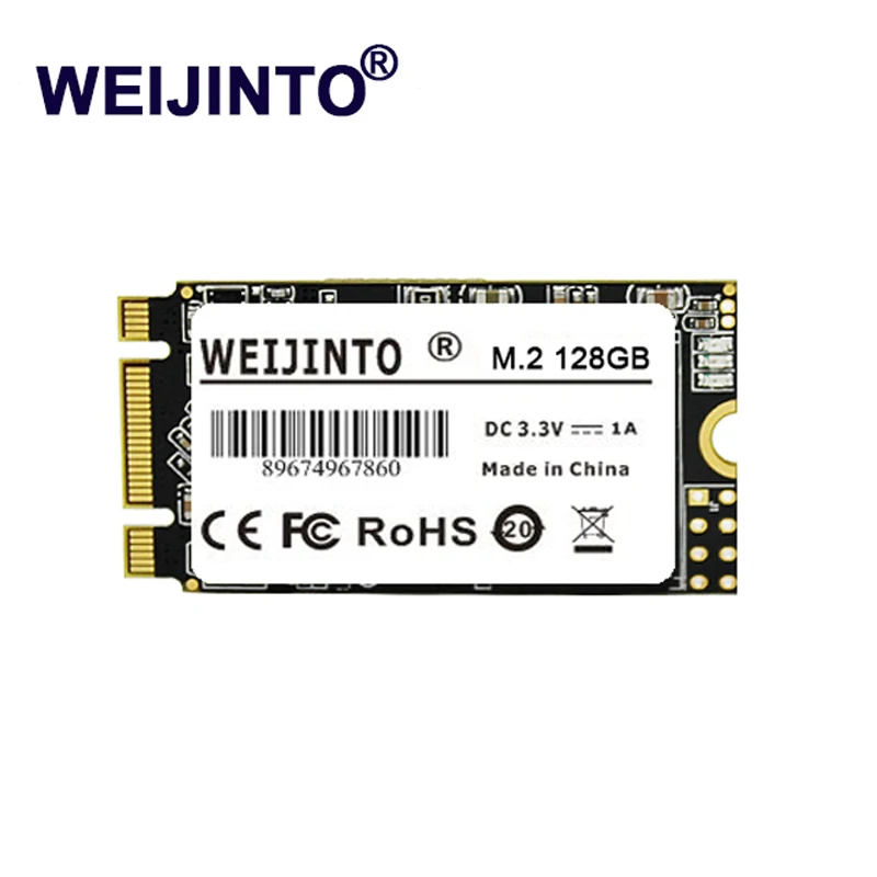 WEIJINTO SSD M.2 NGFF 256 GB 250G 240 GB Внутренний твердотельный жесткий диск ультратонкий обновленный диск