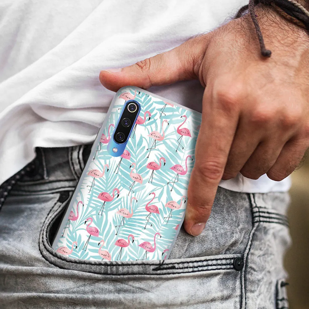 Чехол для телефона CASEIER Flamingo Relief Xiaomi Mi 8 6 A2 6X A1 5X F1 чехлы телефонов с узором Redmi 5 6A Note