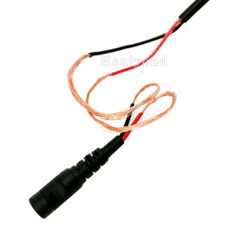Free shipping 10Pcs 5.5*2.1mm DC Power Adapter Female Cable 18 Awg 12V Monitor For CCTV Camera for  led strip or cctv camera