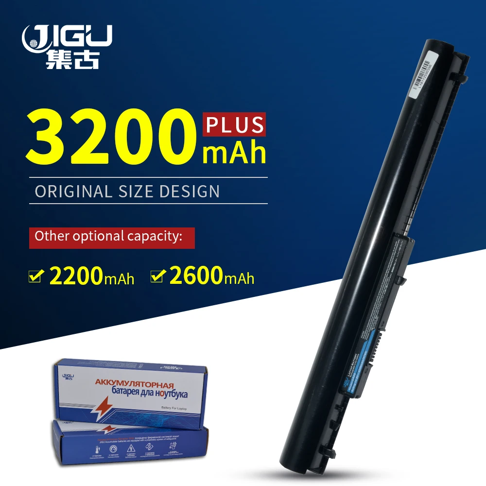 Цена JIGU 4 ячеек ноутбука Батарея для hp 240 G2 OA04 HSTNN LB5S 740715 001 аккумулятор большой емкости TPN F113 TPN F115