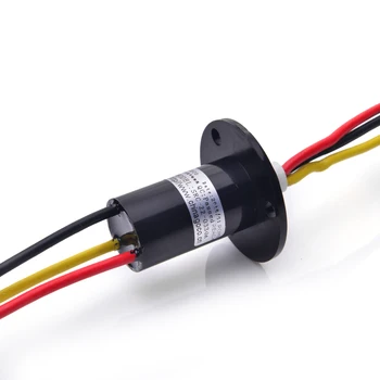 

Wind power slipring 2 circuit 3 crcuit 30A slip ring carbon brush slip ring table box conductive slip ring
