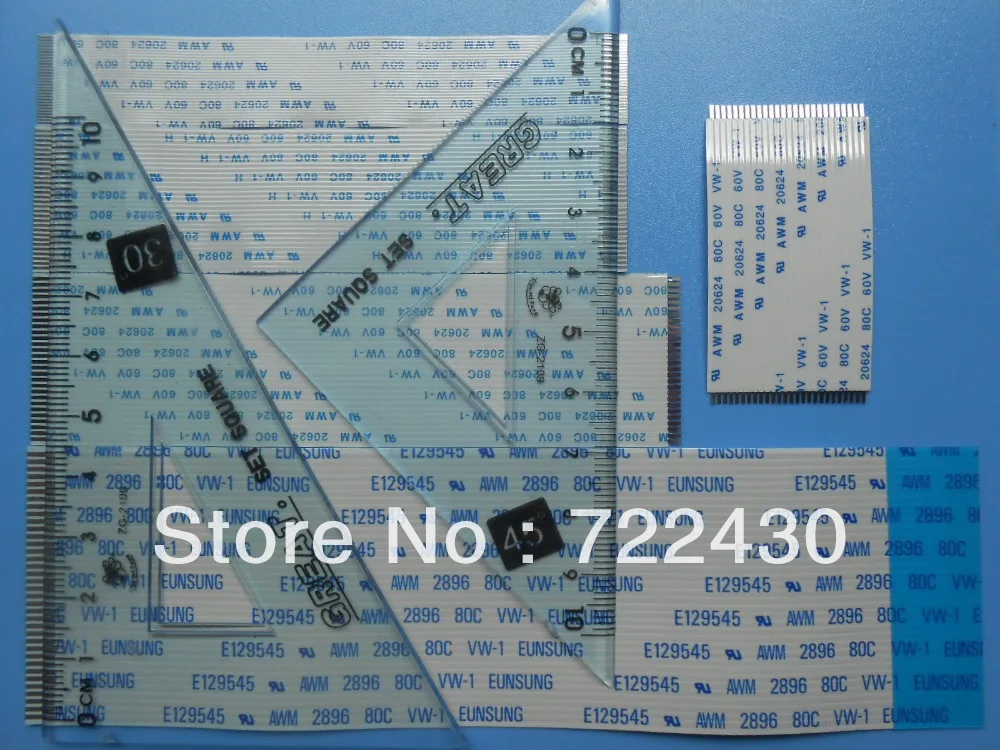 

15PIN, spacing of 1.25MM, 65mm FFC TYPE A ,FFC/TTL flat line, soft wire, Flexible Flat Cable ROHS