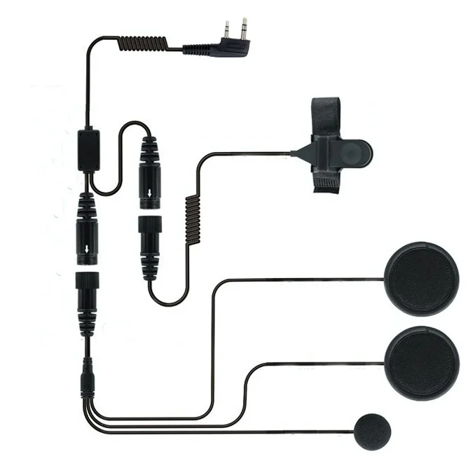 imágenes para 2 unids motorcycle helmet auricular del auricular ptt para kenwood baofeng uv 5r radio portátil uv-b5 bf-f8 + uv b6 uv-5x bf 888 s imágenes para 2 unids motorcycle helmet auricular del auricular ptt para kenwood baofeng uv 5r radio portátil uv-b5 bf-f8 + uv b6 uv-5x bf 888 s