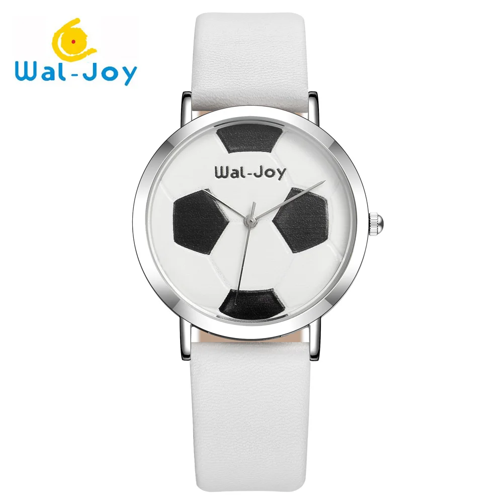 Wal Joy новые унисекс Студенческие Кварцевые женские часы футбольные спортивные