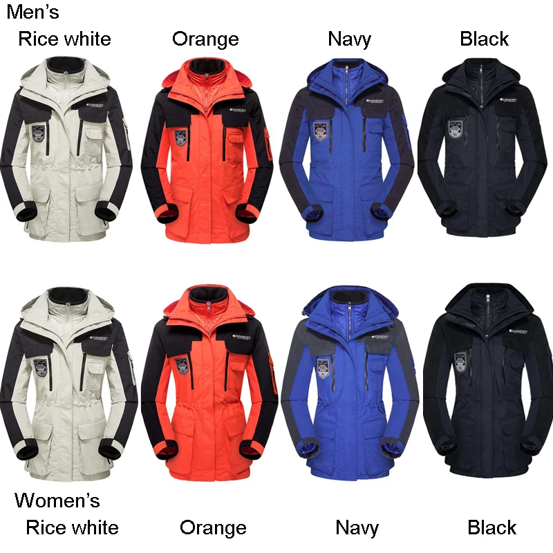 TRVLWEGO Ski Jacket Men Women Winter Warm Windproof Waterproof Outdoor Sports Snow Jackets Outing Hot Skiing Snowboard Coat Men