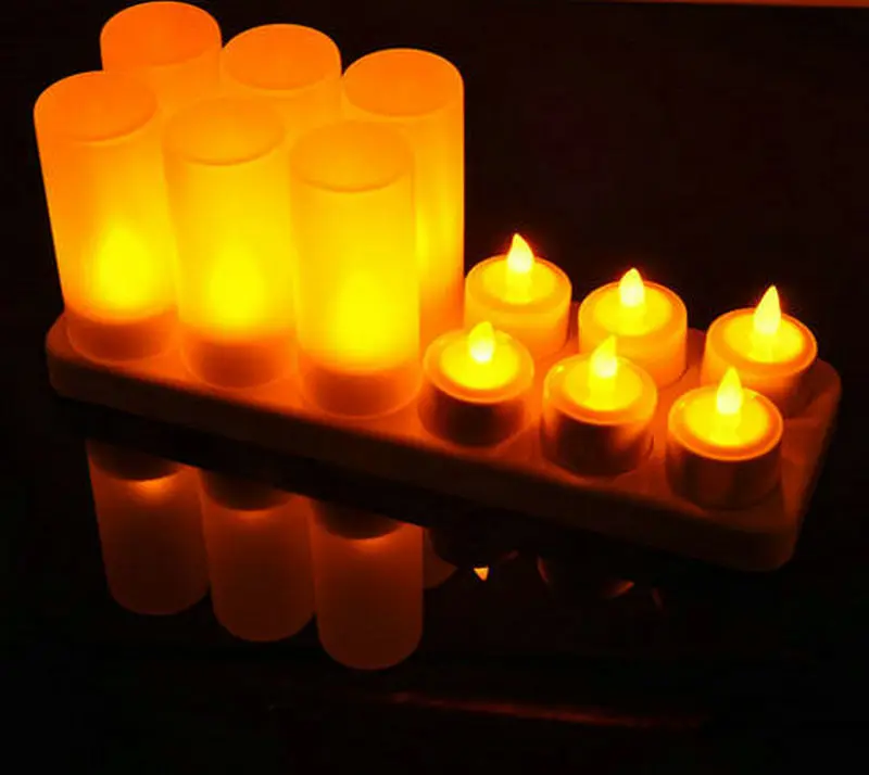 flameless glow candles