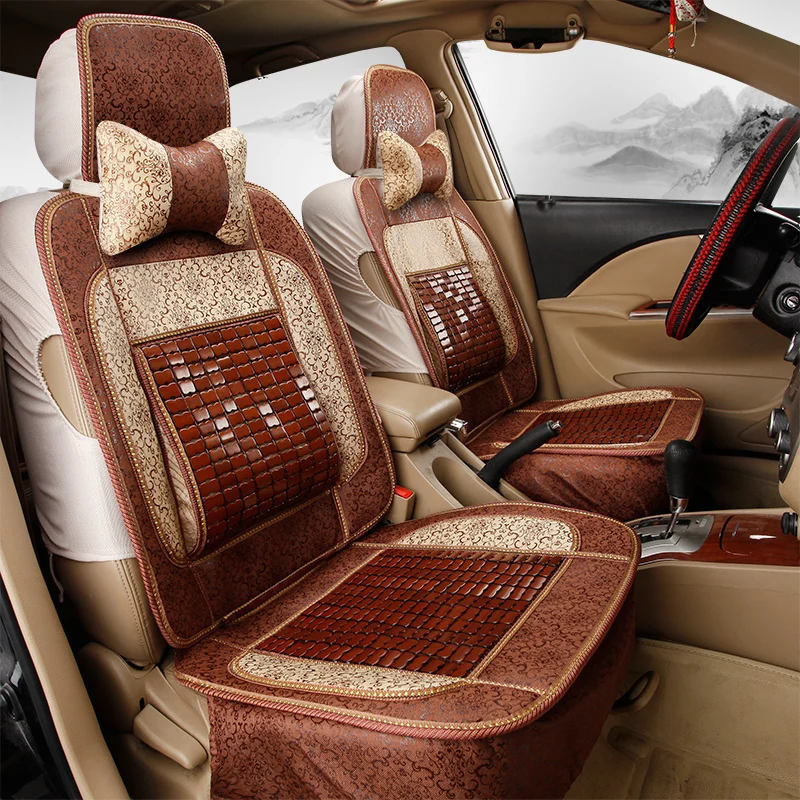high quality fashion summer bamboo universal car seat cover setin
