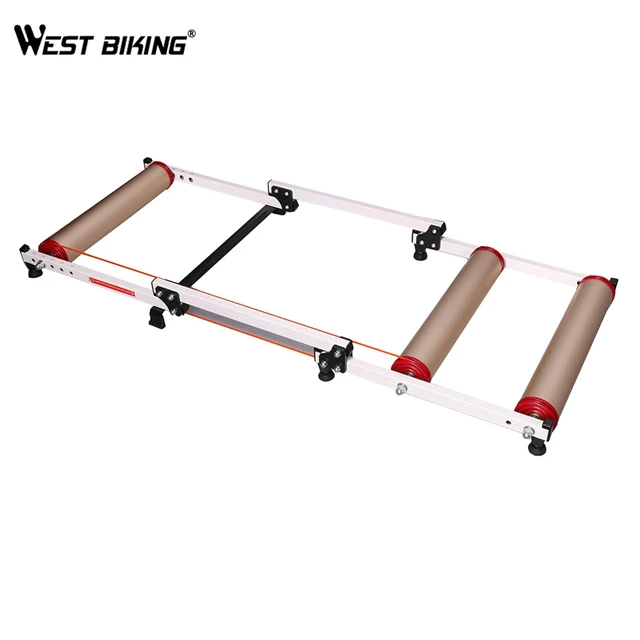 Best Offers WEST BIKING Bike Training Station Indoor Fold Bicycle Cycling Exercise Station Fitness Roller Bike Trainer Roller Training Tool