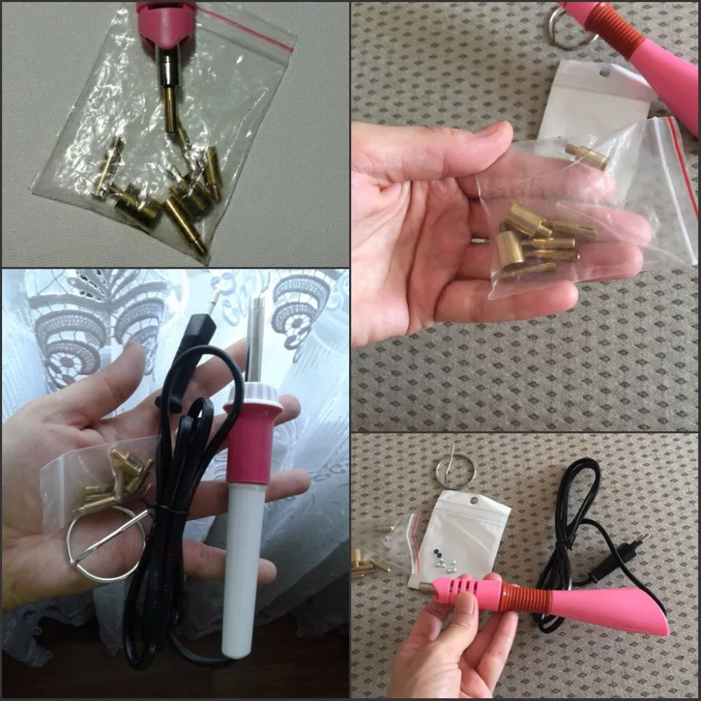 1 шт. Best DIY Инструменты комплект! Быстрый нагрев Hot Fix Аппликатор Wand пистолет исправления Стразы гладить на кристалл одежды DIY тепла исправить Инструменты