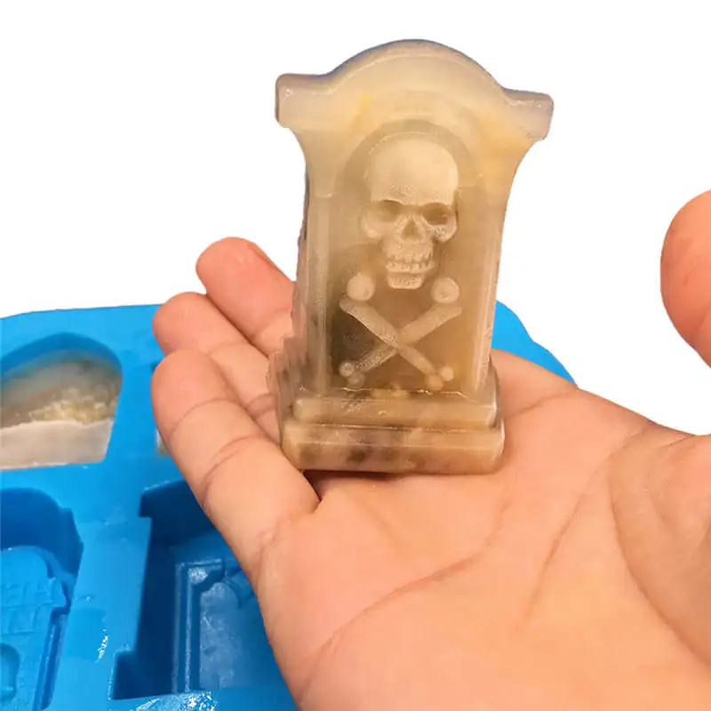 3d надгробная форма для льда силикон FDA машина для мороженого Формочки Для Мороженного «фруктовый лед» DIY поп музыка йогурт для заморозки мороженого инструмент
