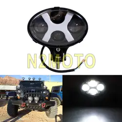 6 "круглый рабочий свет передняя противотуманная фара прожектор светодиодный Дополнительная лампа для автомобиля для Jeep Wrangler 2 двери