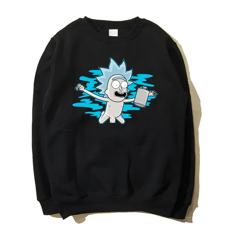 New fashion Rick and Morty Sweatshirt women/men harajuku style printed