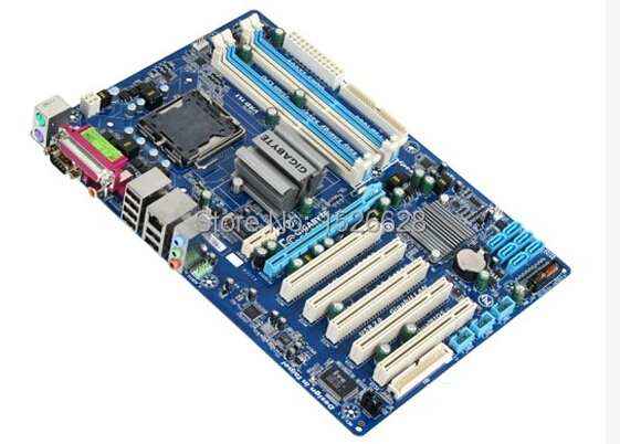 Оригинальная материнская плата для Gigabyte GA-P45T-ES3G LGA 775 DDR3 P45T-ES3G платы 16 Гб P45 настольная материнская плата