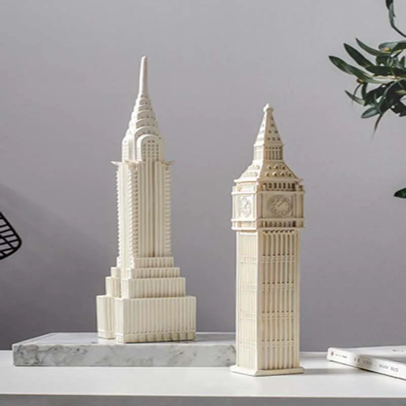 

Creative Desktop, Desktop and Small Decoration for Living Room, Liquor Cabinet, Nordic Resin Model Architectural Decoration