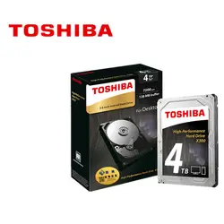 Toshiba 4 ТБ HDD механические настольный жесткий диск 3.5 "7000 об./мин. SATA3 128 МБ Кэш hdwe140 4000 ГБ внутренний HD высокой Ёмкость