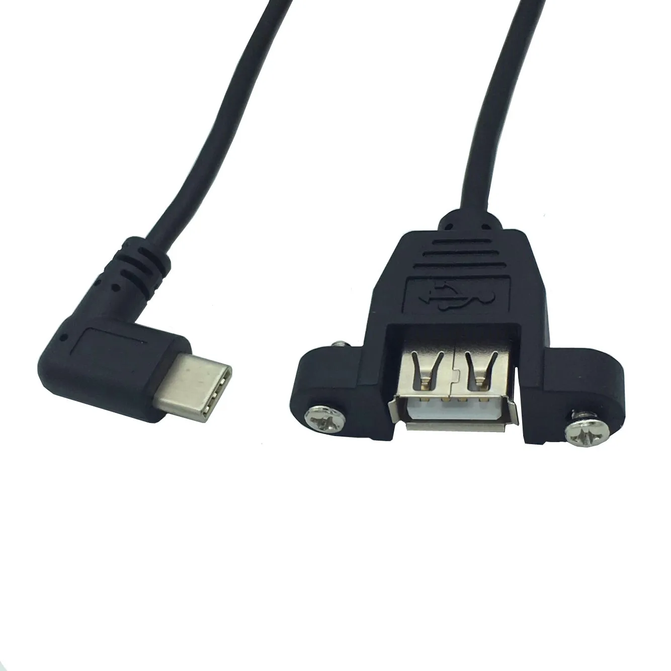 Удлинитель USB кабель с резьбовыми отверстиями TYPE C type c ободок ушками|Соединители|