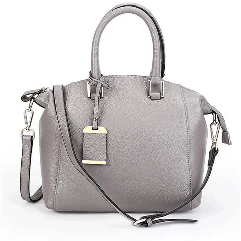 

2019 SPRING AND SUMMER NEW LEATHER WOMEN'S BAG, EUROPEAN AND AMERICAN FASHION LYCHEE STRIPE COWHIDE, BOSTON WALLET TOP-HANDLE