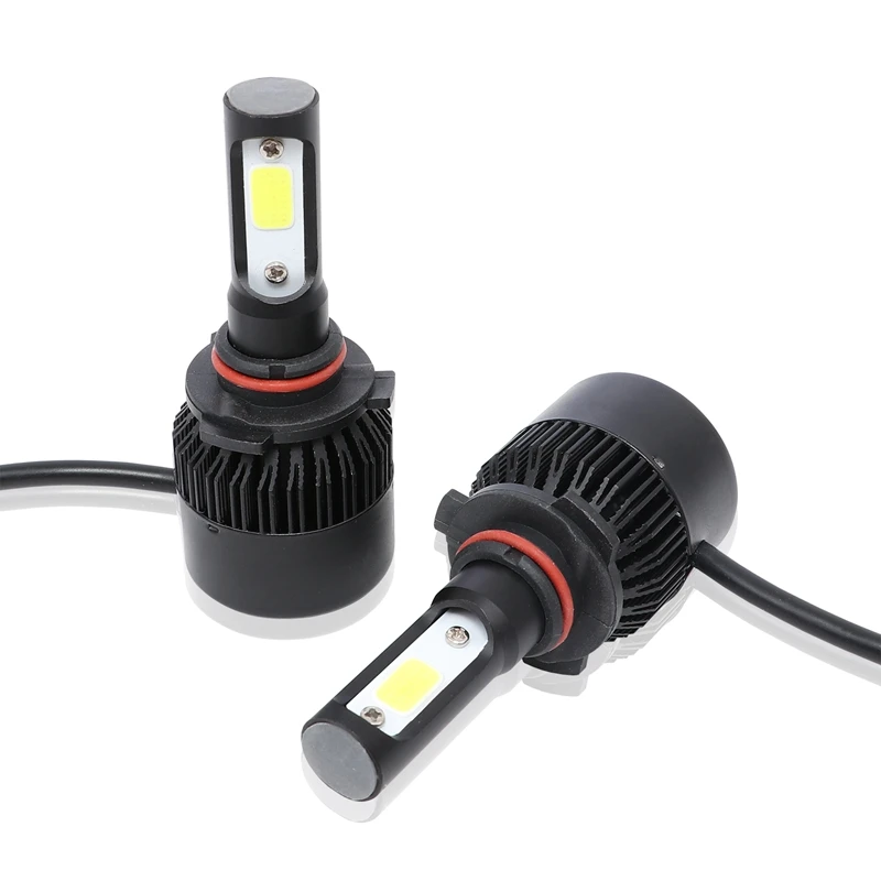 

S2 9005 Car LED Headlight Bulbs 12V 6500K 72W 8000LM COB LED Headlamp Fog Light