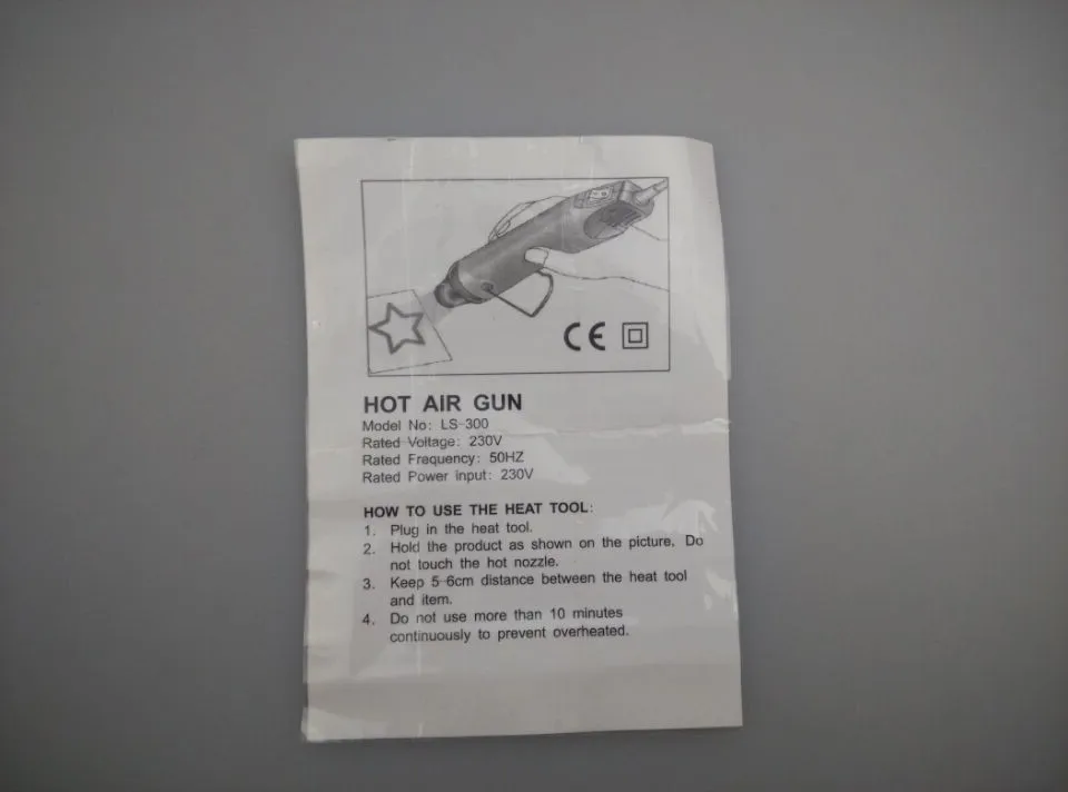 XINGWEIANG 1pc 220V electric Hot Air Gun/Heat Gun with supporting seat DIY tool heat gun