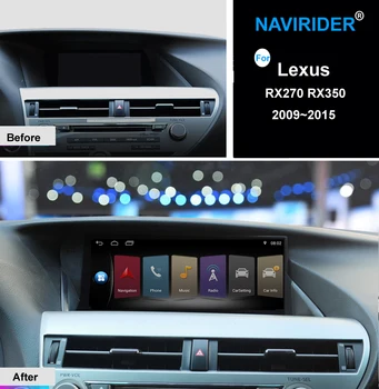 

NAVIRIDER Quad core Android 7.1 Car stereo Player For LEXUS RX270 RX350 2009~2015 GPS Navi Navigation headunit Media no CD DVD