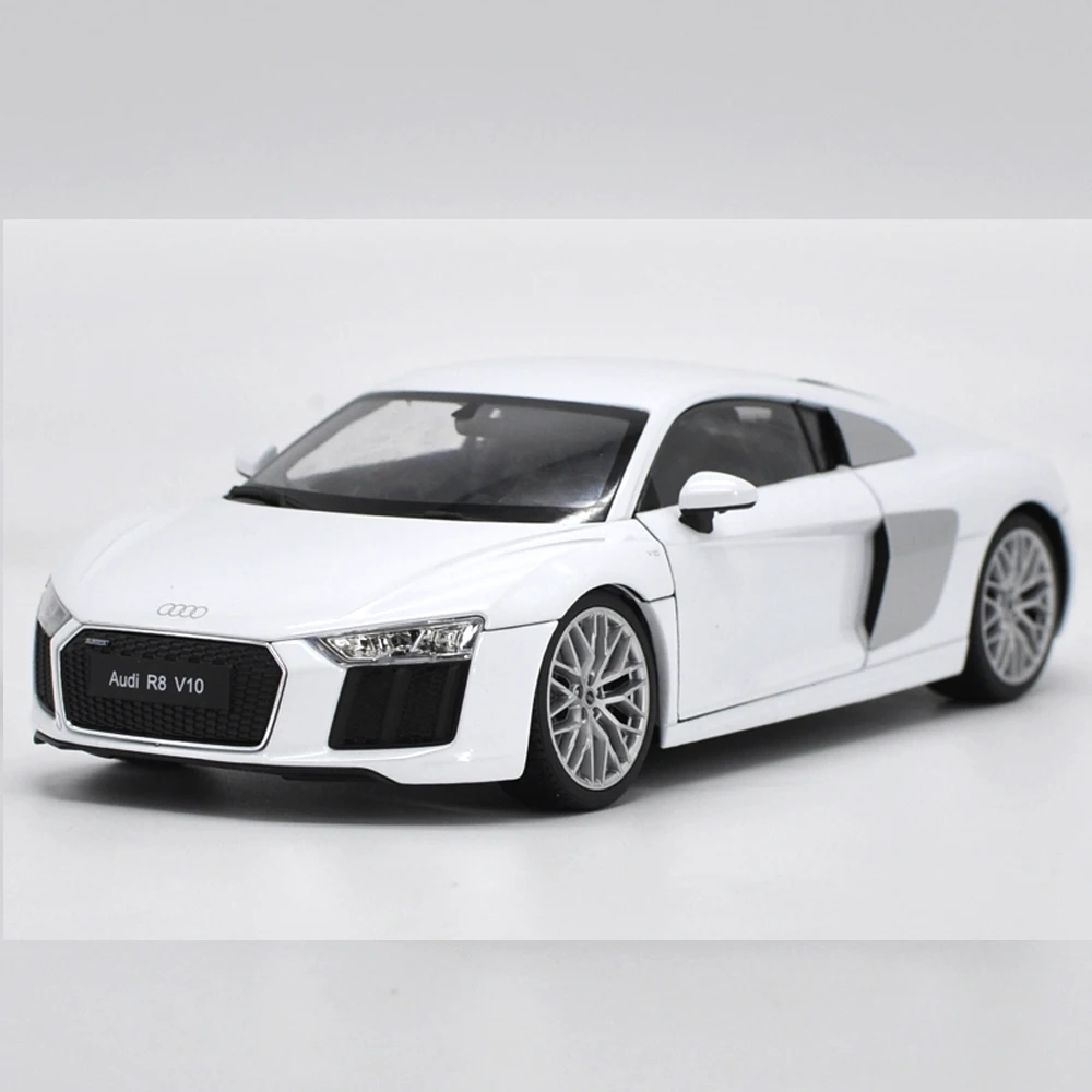 

1:18 Alloy Toy Audi R8 V10 Car Model Of Children's Toy Cars Original Authorized Authentic Kids Toys