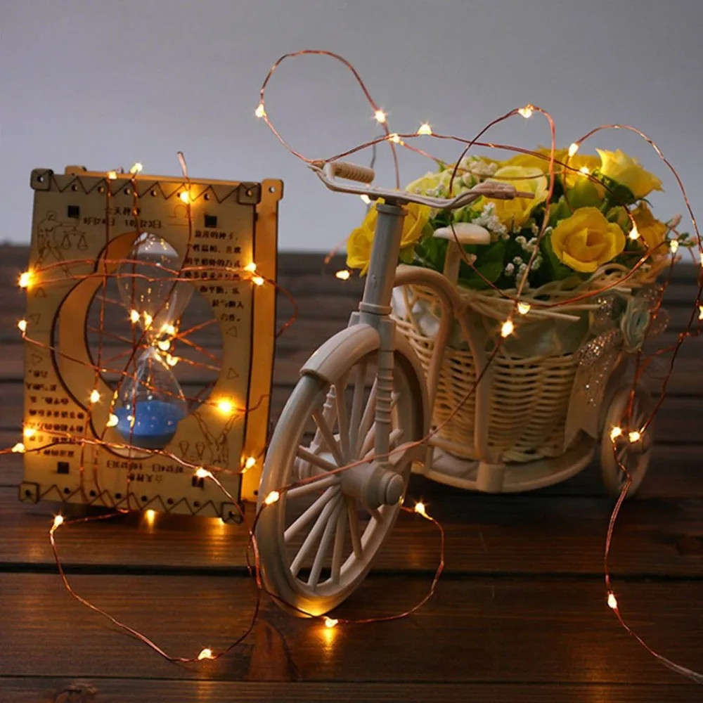 20 LED Battery Powered String Lights 2M Fairy for Christmas Party Decoration Holiday Birthday Gift | Освещение