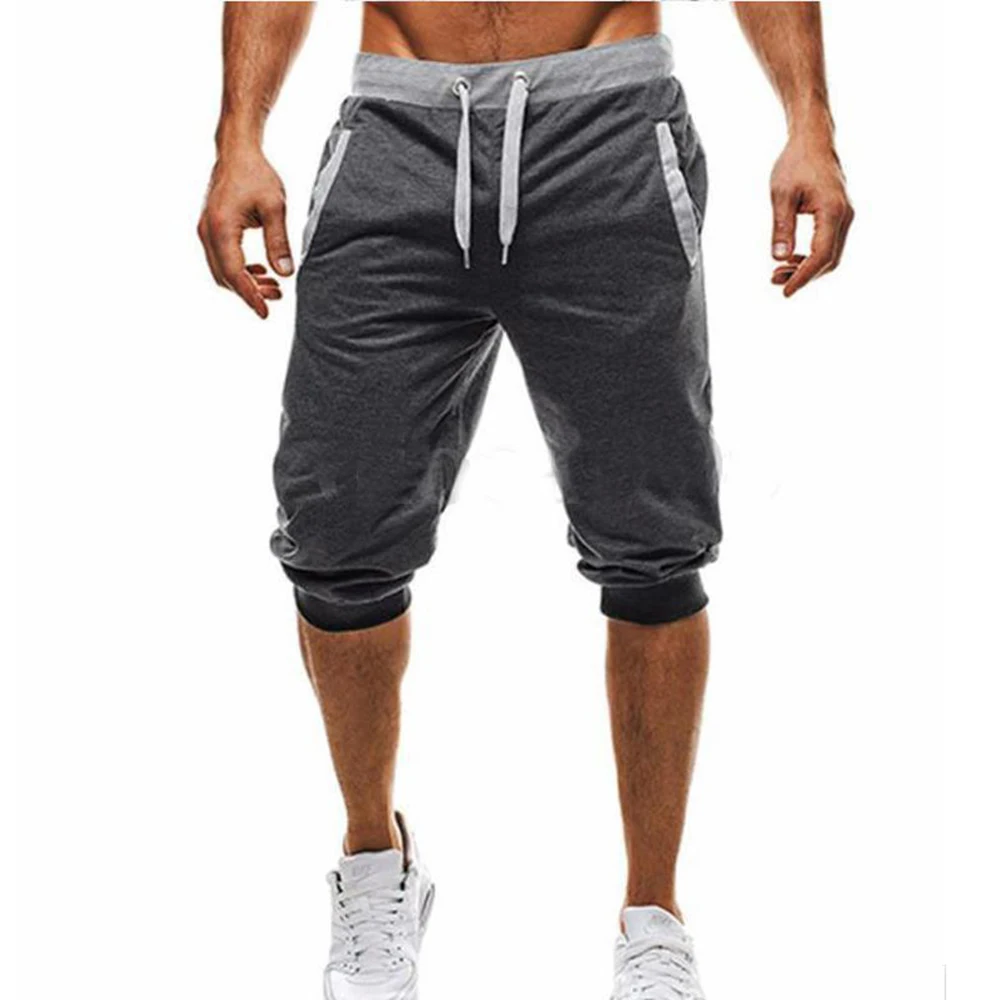 Discount Streetwear Joggers Shorts Men Brand Summer Men Short Knee Length Surfings Short Leisure Gym Fitness Breathable Casual Shorts