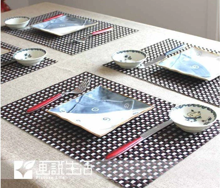 placemats and baby gym