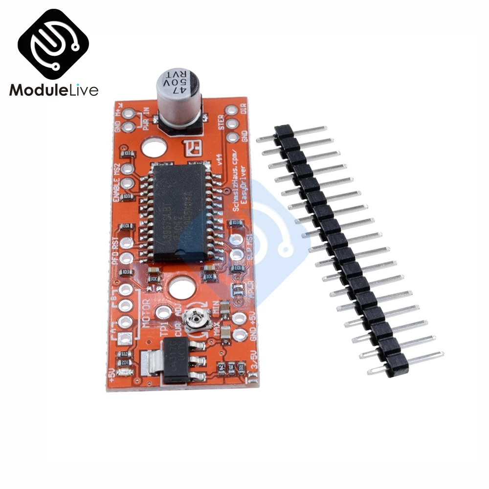 A3967 EasyDriver щит тактовый шаговый двигатель драйвер V44 для Arduino поддержка 4/6/8