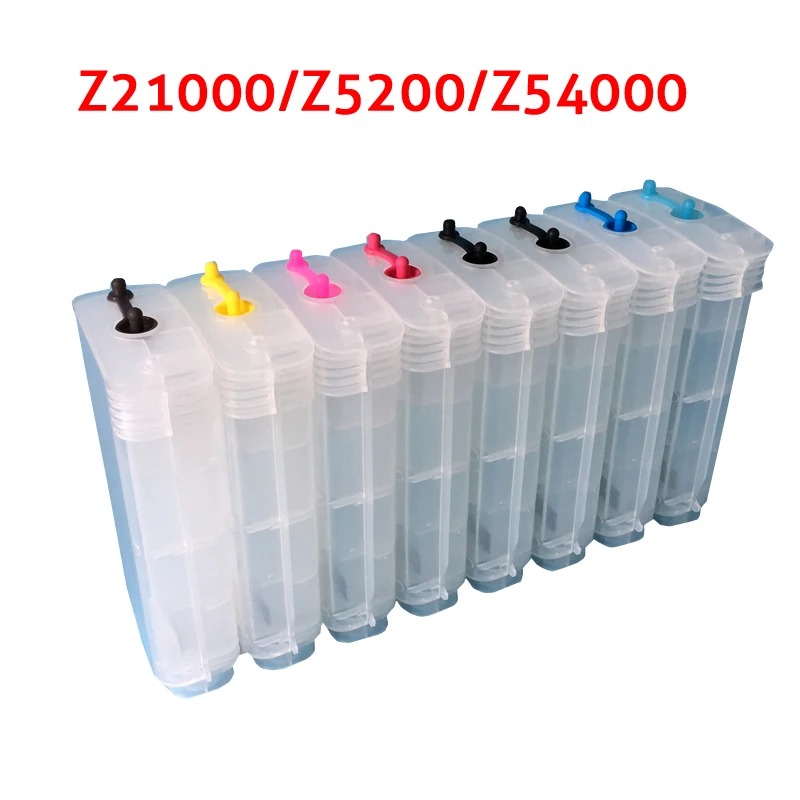 Cartucho de Tinta Recarregáveis para hp Impressora com Arc Oyfame para Hp70 Cartucho Vazio Z5200 Z5400 8 Cores Fichas 130 ml Z2100 1 OYfame Para HP70 Cartucho 130 ML Vazio