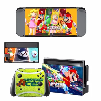 

Mario Tennis Aces Skin Sticker Decal For Nintendo Switch Console and Controller for NS Protector Cover Skin Sticker Vinyl