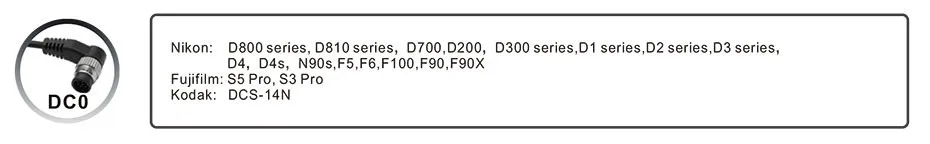 Pixel TW-283 DC0 TW283 беспроводной Таймер дистанционное управление спуск затвора для Nikon серии D800 D810 D700 D200 Fujifilm S5 Pro S3 Pro