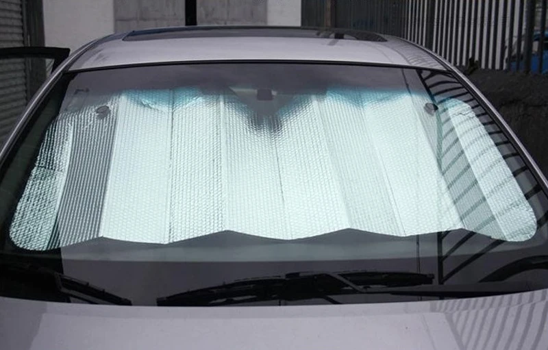 Bolha de Alumínio Espessamento do Vidro do Carro Sombreamento do Sol Verão Carro Proteção Solar Sol-sombreamento Durável Pára-brisa Geral 6 Verão carro proteção solar bolha de alumínio