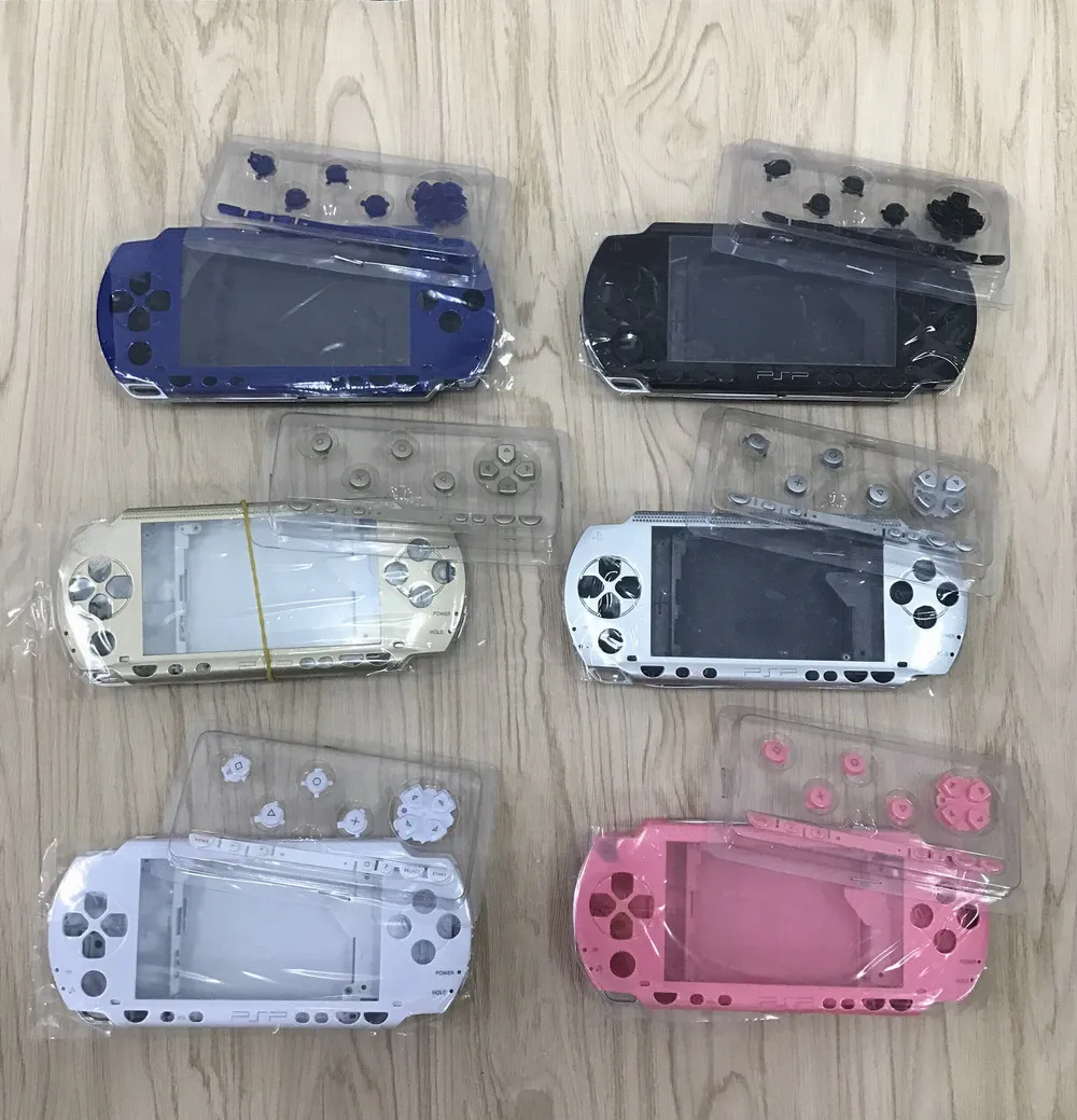 10 цветов Замена Полный корпус чехол для psp 1000 psp 1000 1006 консоль с кнопками набор Высокое качество