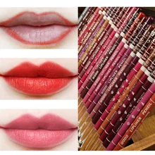 2018 New Lipliner Set Lipstick Pencil Crayon Levre Makeup Long Lasting Contour Lips Lipstick Lip Liner Pencil Women Beauty Tool