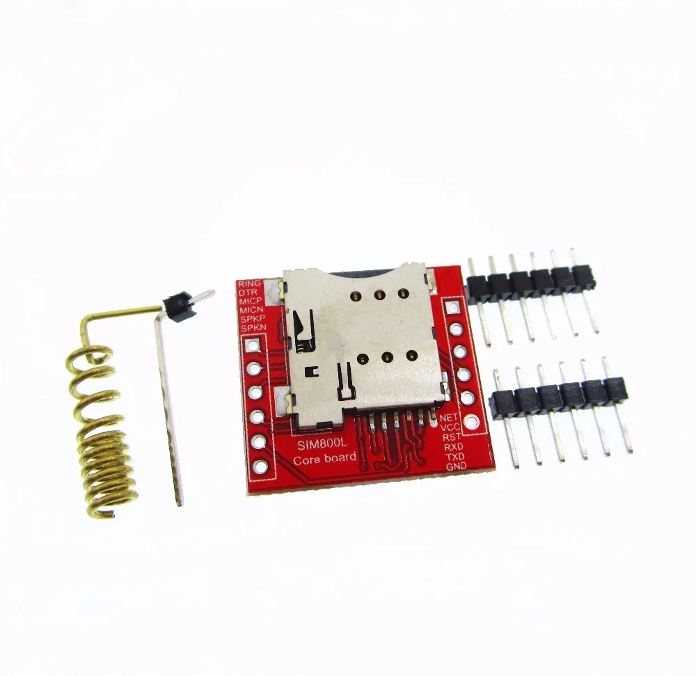 Наименьший SIM800L GPRS GSM модуль карта Micro SIM Core плата четырехдиапазонный TTL