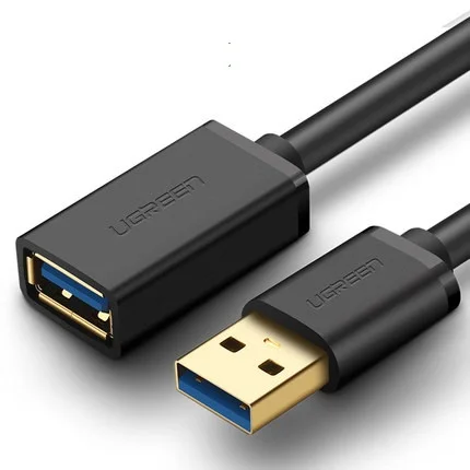 Ugreen USB3.0 удлинитель для мужчин и женщин зарядное устройство кабель для передачи данных подключение к компьютеру клавиатура U диск Мышь Интерфейс расширение li